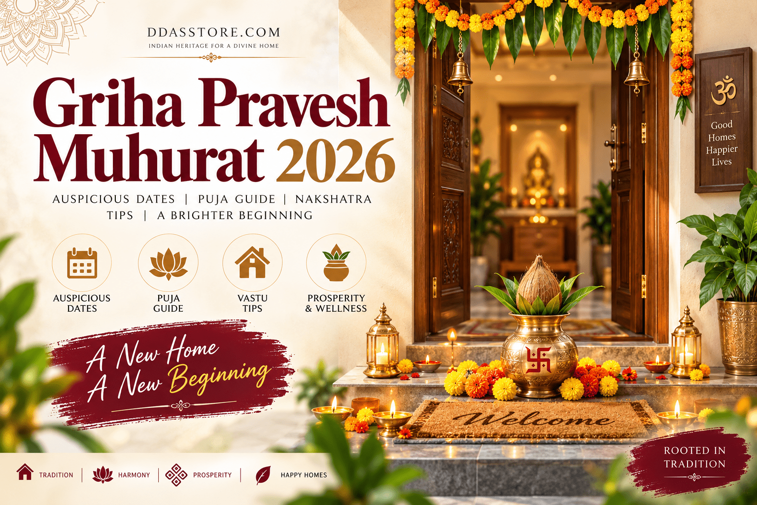 Griha Pravesh dates 2026, Griha Pravesh Muhurat 2026 dates, Griha Pravesh Muhurat 2026 timings, house warming dates 2026, housewarming Muhurat 2026, Shubh Griha Pravesh Muhurat 2026, auspicious housewarming dates 2026, Griha Pravesh Puja 2026, new home entry Muhurat 2026, Griha Pravesh Nakshatra 2026, Griha Pravesh Puja Samagri, new house opening date 2026