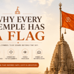 why do temple have flags