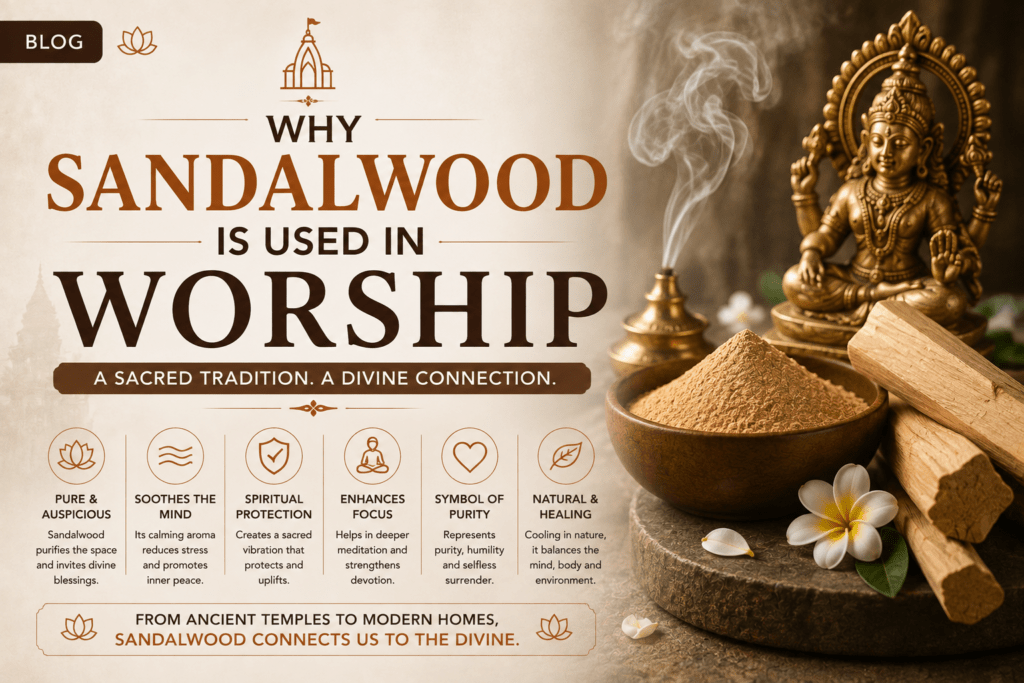 why sandalwood is used in hind worship