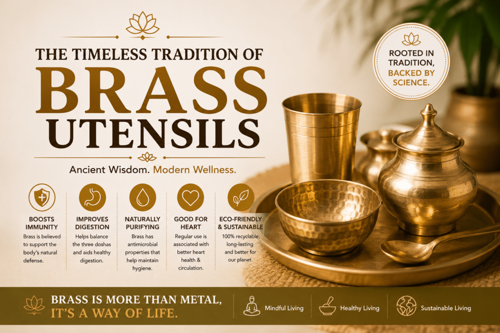why use brass utensils