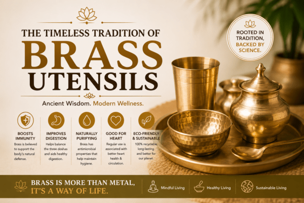 why use brass utensils